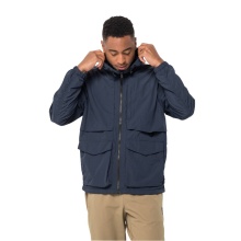 Jack Wolfskin hiking jacket Lightsome (softshell jacket, windproof, water-repellent) dark blue men